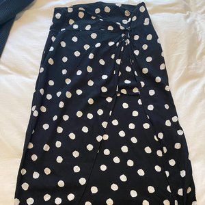 Urban Outfitters midi length polka dot skirt